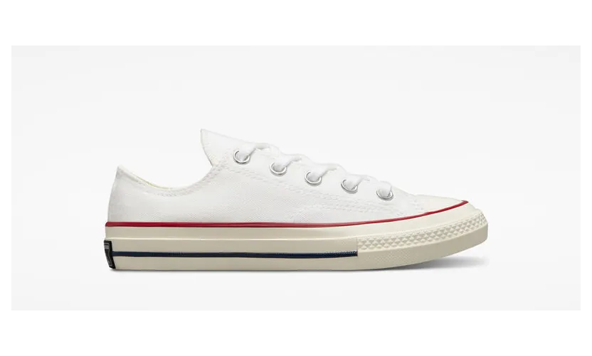 Converse Little Kids Vintage Canvas Chuck 70 Low Top Red, White Red/ White (368988C)