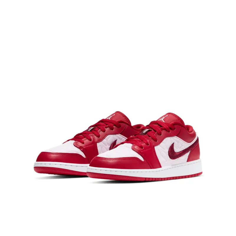 Jordan 1 Low SE Red Quilt (GS) Deep Red/Sail-Gym Red (DB3621-600)