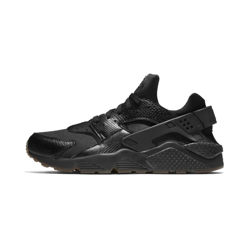 Nike Air Huarache Run Snakeskin Black Gum Black/Elemental Gold-Gum Medium Brown (318429-052)