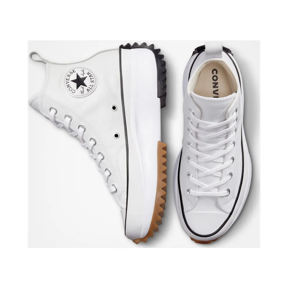 Converse Run Star Hike Platform Foundational Leather White/Black/gum