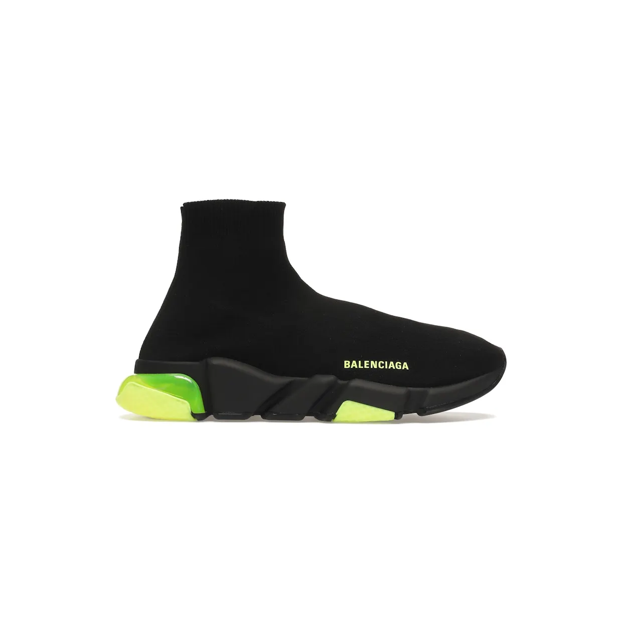 Balenciaga Speed Clear Sole Yellow Fluo (607544W05GJ1048) (2)
