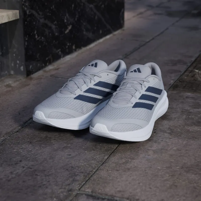 Adidas Runfalcon 6 CLOUDFOAM Running Shoes Grey Two / Dark Blue / Core Black (IH9527)