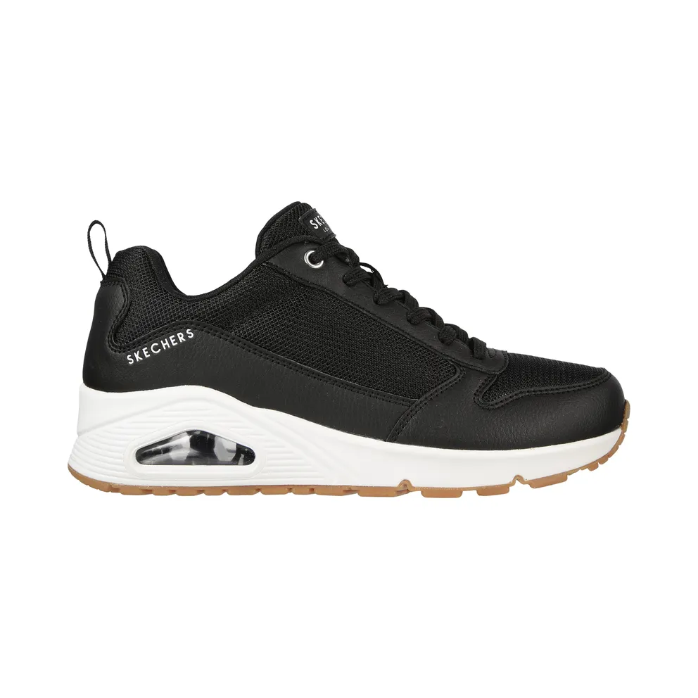 Skechers Uno – Inside Matters – Black / White – “Black” (155005 BKW)