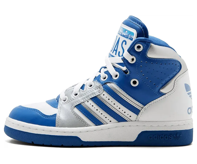 adidas JS License Plate New York Blue – “White / Satellite Blue / Metallic Silver”