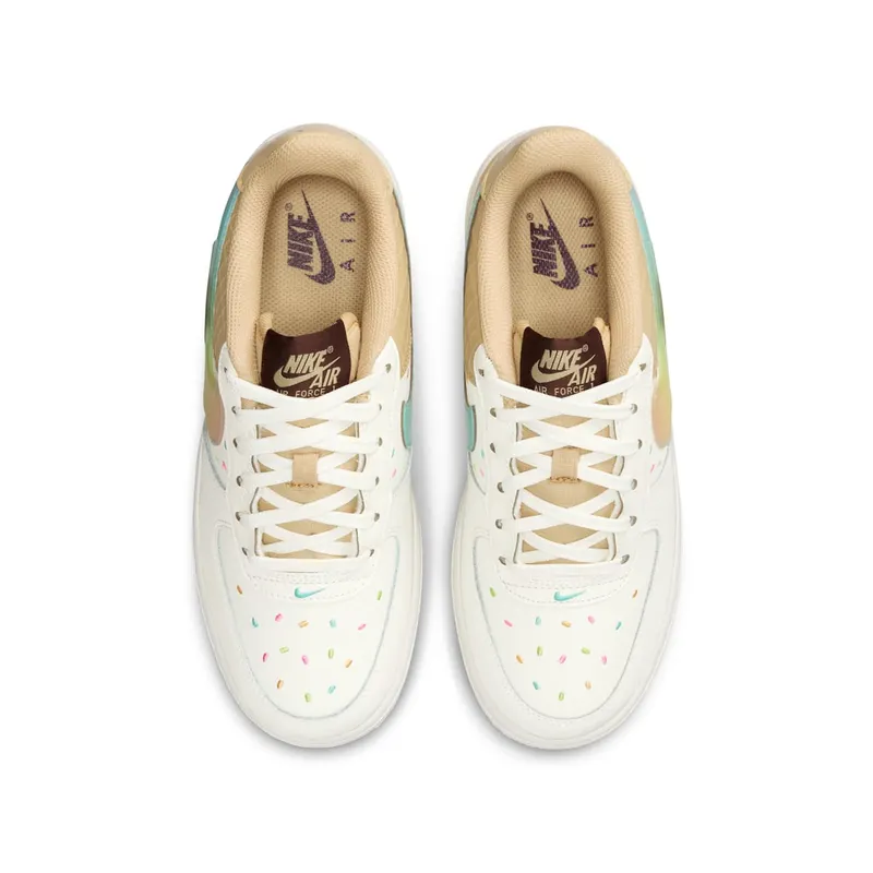 Nike Air Force 1 GS “Sail / Sesame / Lemon Venom / Multi-Color” (IV6209-133)