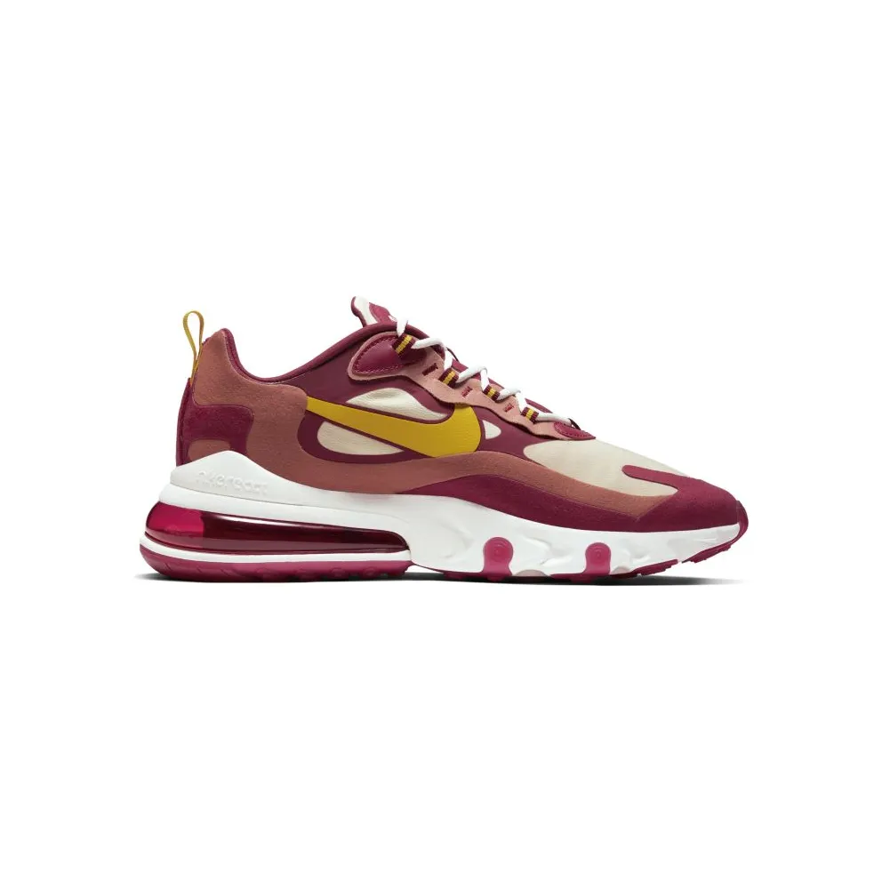Nike Air Max 270 React Noble Red Team Gold Noble Red/Team Gold-Dusty Peach-Dark Sulfur (AO4971-601)