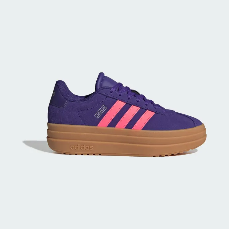 adidas VL Court Bold “Pure Purple / Solar Turbo / Collegiate Purple” (KJ9416)
