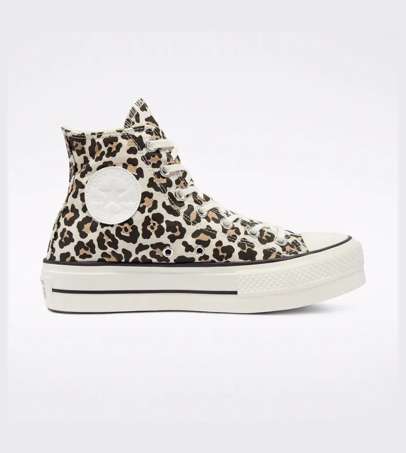 Converse Archive Print Platform Chuck Taylor All Star High Top Driftwood/light Fawn/black (570915C)