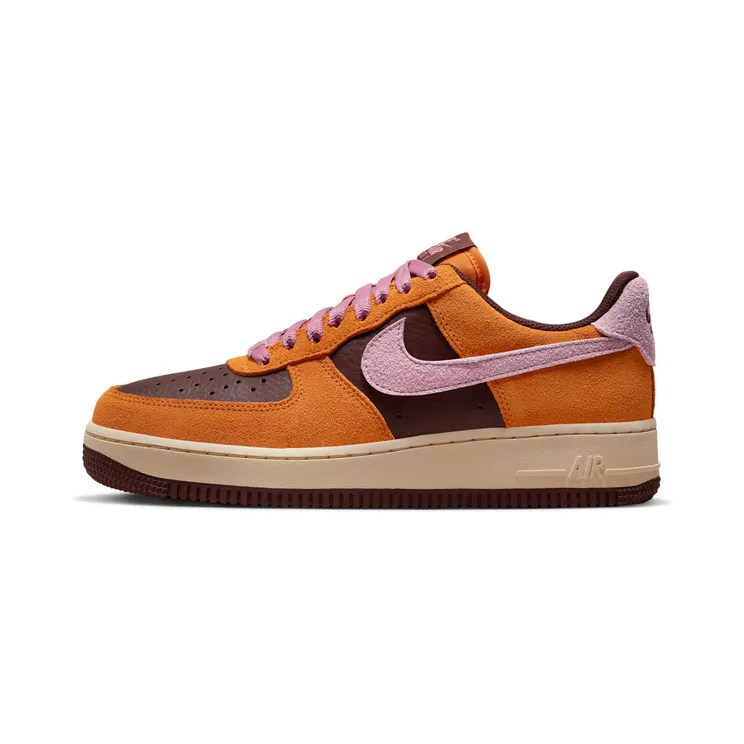 Nike Air Force 1 Low ’07 “Magma Orange / Burgundy Crush / Pearl White / Elemental Pink” (DZ5629-800)