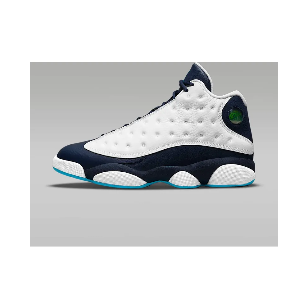 Air Jordan 13 Obsidian – “White / Obsidian / Dark Powder Blue” (414571-144)