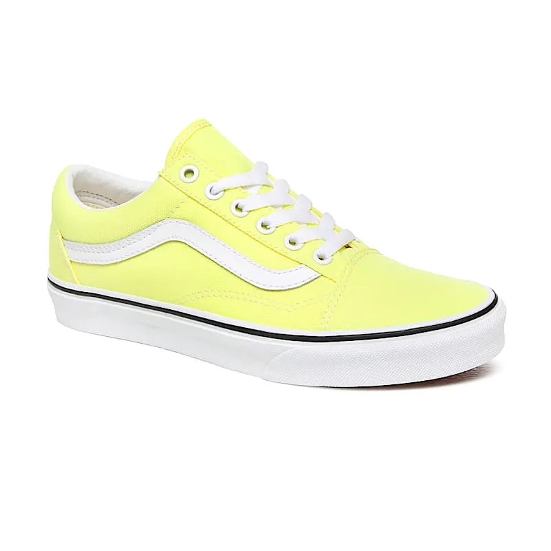 VANS Neon Old Skool Shoes (Yellow)