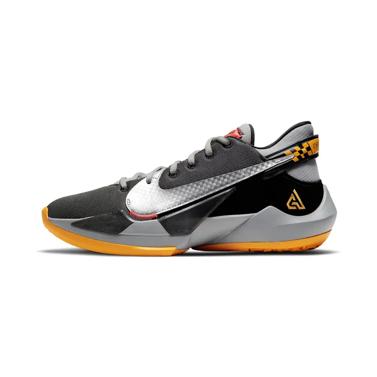 Nike Zoom Freak 2 “Black / Particle Grey / Bright Crimson / Metallic Silver” (CK5424-006)