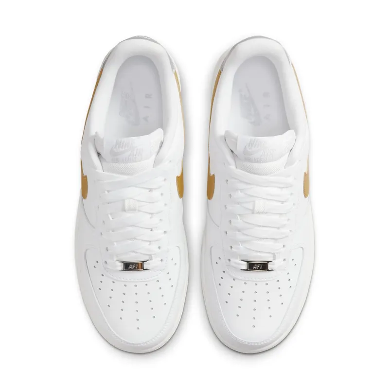 Nike AIR FORCE 1 MNS “White / Gold / Silver” (DD8959-106)