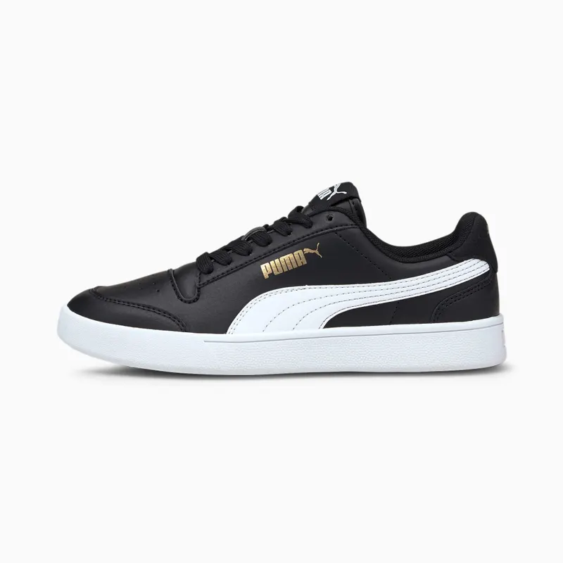 PUMA Shuffle Youth Black/White/Gold (375688-03)