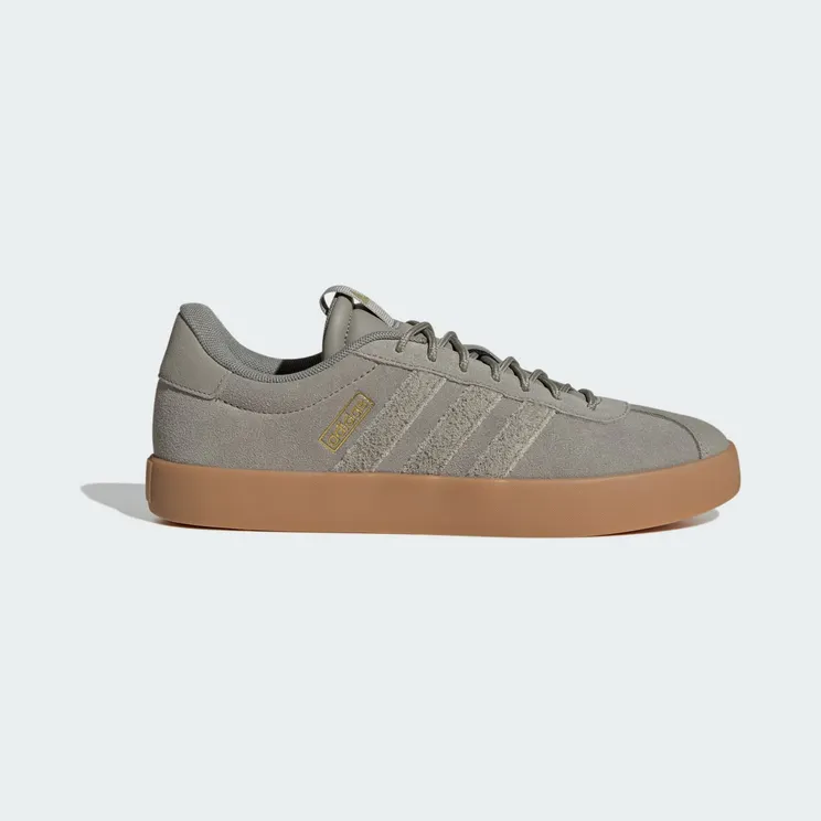 adidas VL Court 3.0 Silver Pebble Gold Metallic (JR8607)