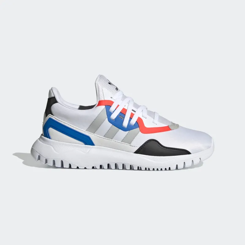 Adidas Flex J ‘White Glow Blue’ Cloud White/Grey Two/Glow Blue (FX5321)