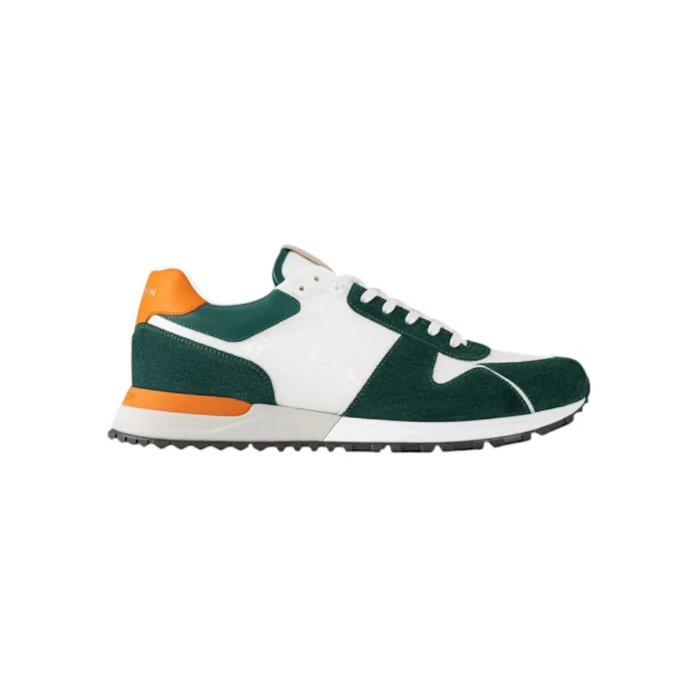 Louis Vuitton Run Away Sneaker Monogram Green White Orange (1ABMEV)