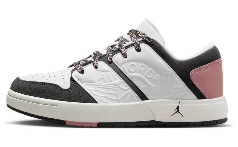 Jordan Nu Retro 1 Low White Red Stardust Saturn Gold Anthracite (FJ5734-101)