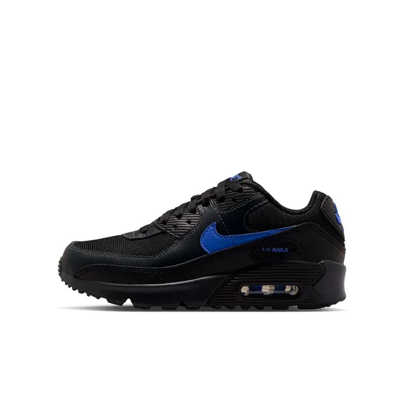 Nike Air Max 90 Black/Dark Smoke Grey/Racer Blue (IQ0098-008)