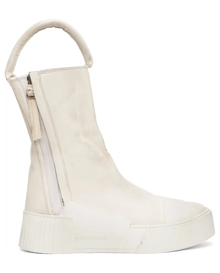 Boris Bidjan Saberi White Bamba 4 Sneakers (339-BAMBA 4)