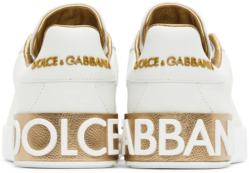 Dolce & Gabbana Pink Portofino Sneakers (CK1544 AX615)