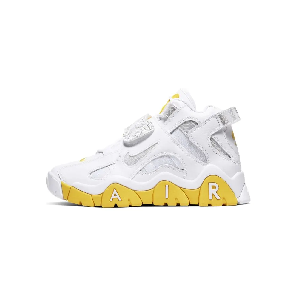 Nike Air Barrage Mid White Chrome Yellow (W) White/White-Chrome Yellow-Black (CJ9574-100)