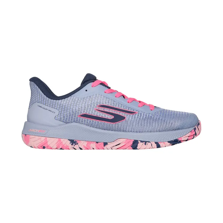 Skechers Viper Court Pro 2.0 “Grey / Lavender” (172109CGYLV)