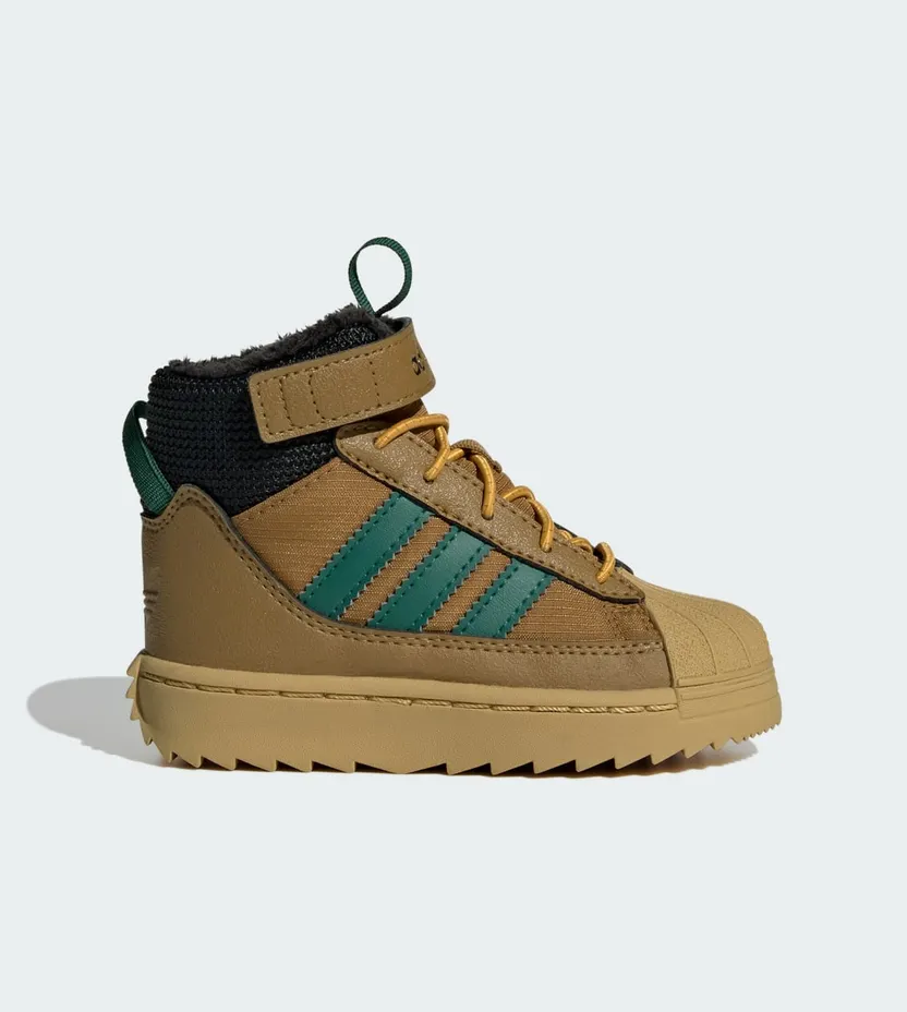 Adidas Superstar Winter Trek Kids Bronze Strata / Collegiate Green / Golden Beige (JQ0341)