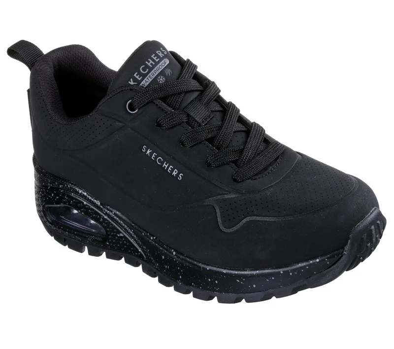 Skechers Waterproof: UNO Rugged – Spotted Terrain Sneaker Black