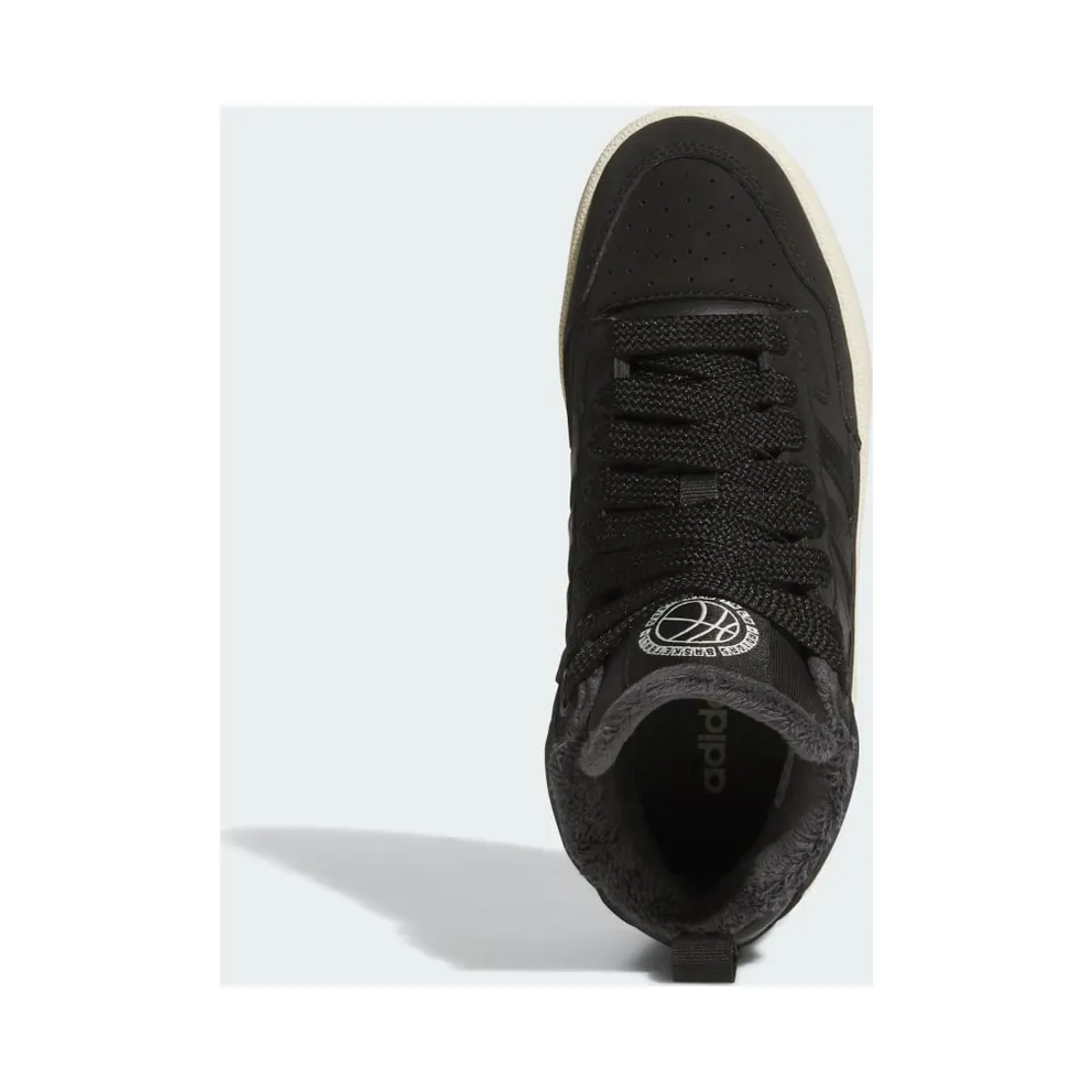 Adidas Rapid Court Mid Winterized Core Black / Carbon / Cream White (JR1027)