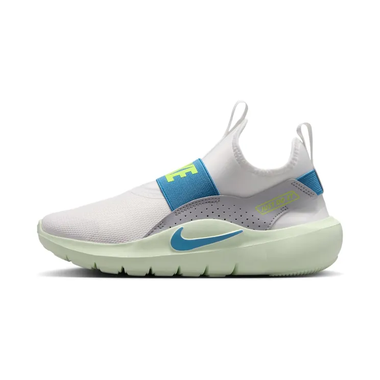 Nike Flex Runner 4 White Grey Volt Tint Dutch Blue (IF2893-103)