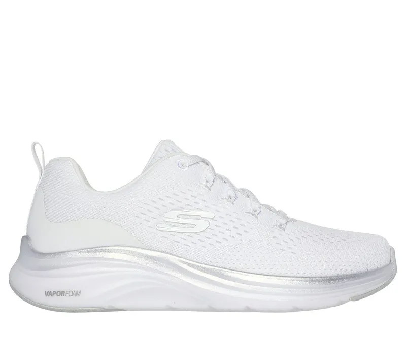 Skechers Vapor Foam – Midnight Glimmer Sneaker White/Silver