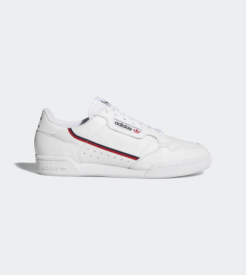 Adidas Continental 80 Rascal ‘Cloud White’ Cloud White/Scarlet/Collegiate Navy (B41674)