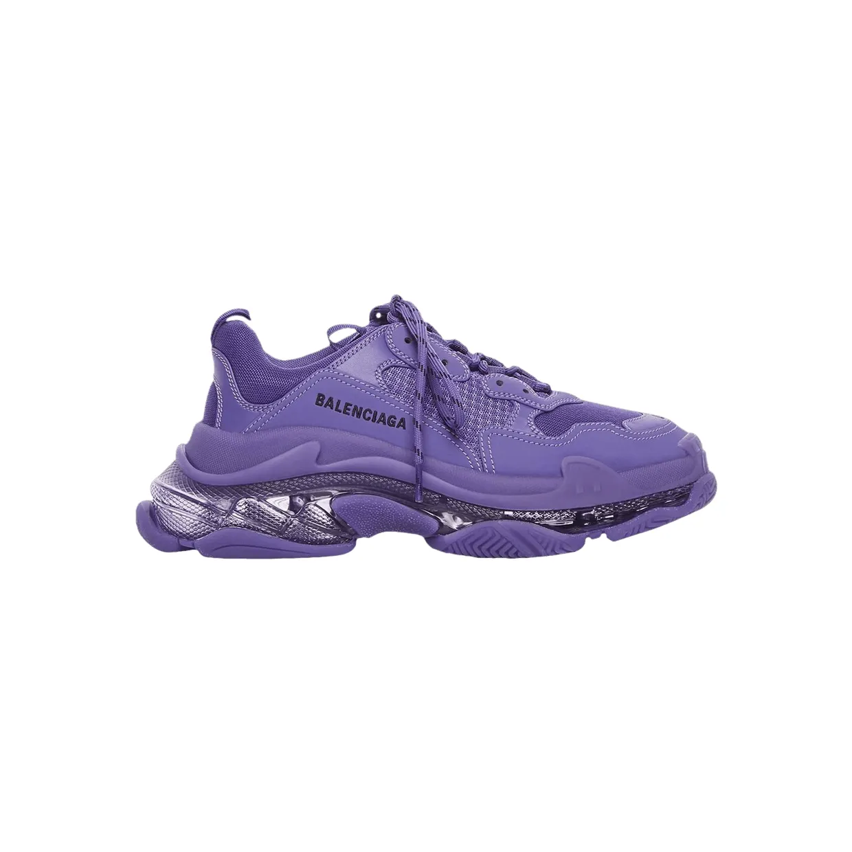 Balenciaga Triple S Clear Sole Deep Purple (541624W2GA16910)