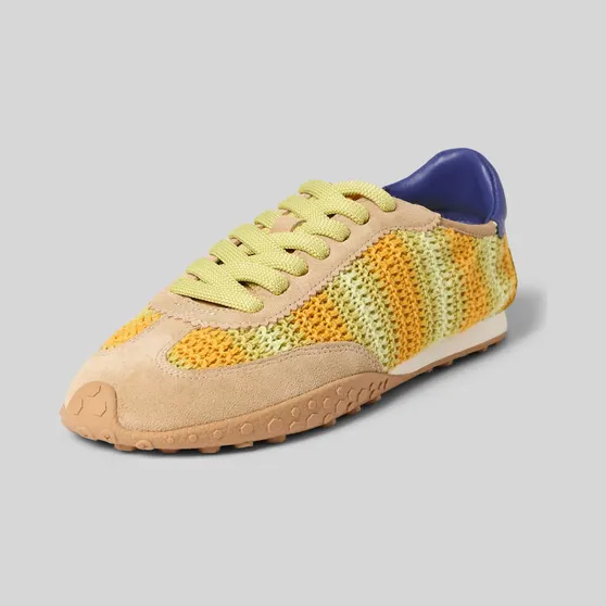 HOFF Sneakers van leermix met gehaakte detail model ‘BRIDGE WOVEN MIMOSA’ (12661025)