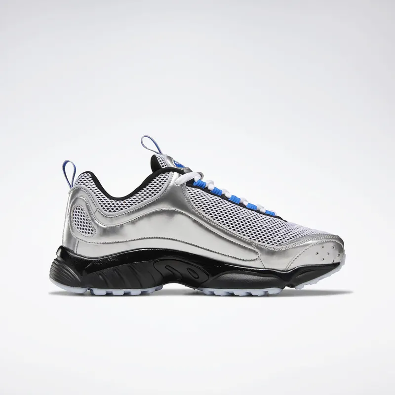 Reebok Daytona DMX II BlackEyePatch Black/Vital Blue-Silver Metallic (Other Brands Other)