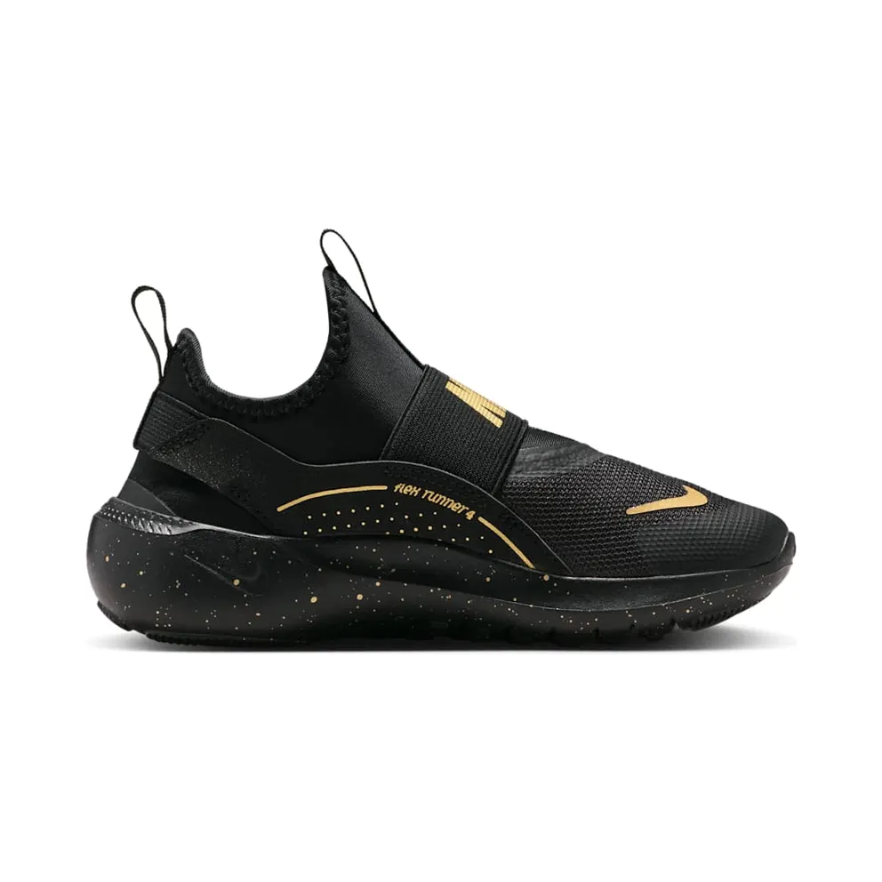 Nike Flex Runner 4 Black Metallic Gold (IM6736-001)