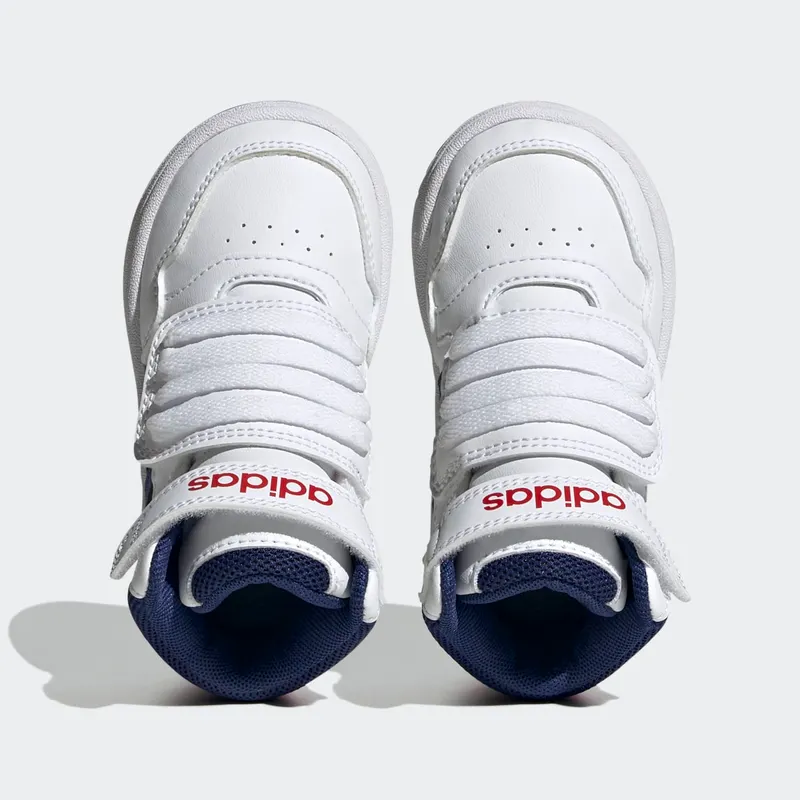 Adidas Hoops Mid Cloud White / Victory Blue / Better Scarlet (GZ9650)