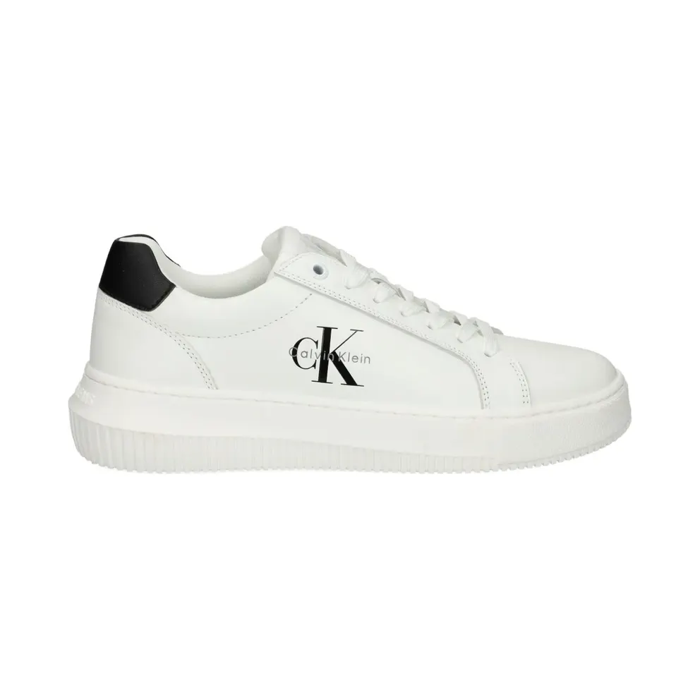 Calvin Klein Jeans Leren with logodetail – White (YW0YW01872)