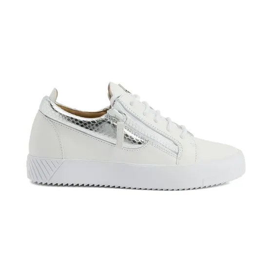 Giuseppe Zanotti Gail mit Reißverschlussdetail “White” (RW50019H03)