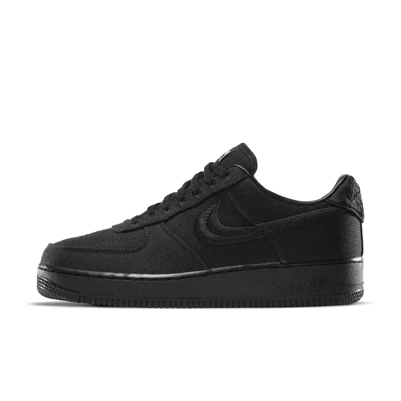 Nike x Stussy Air Force 1 Low Black (2020) (CZ9084-001)