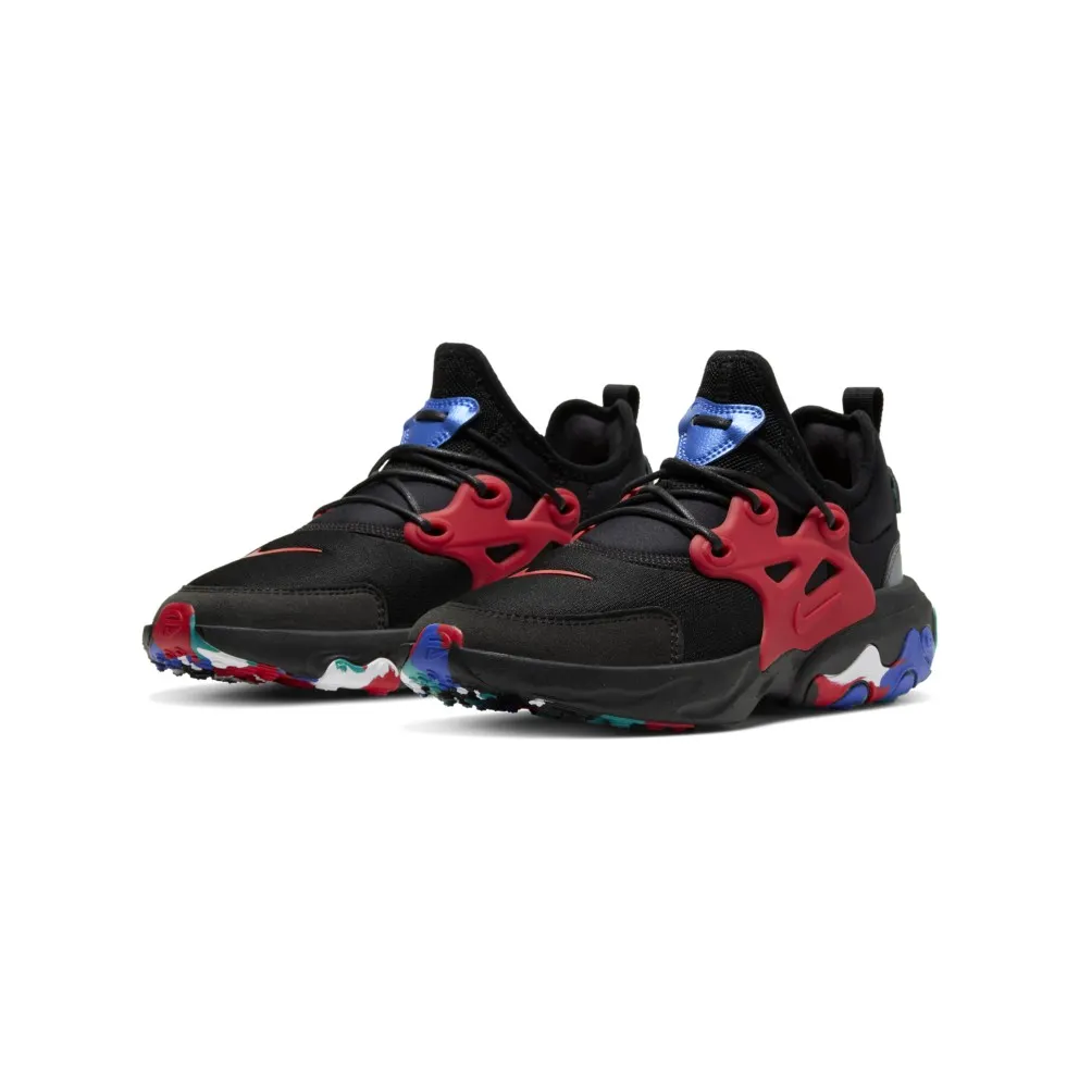 Nike React Presto Black Red Multicolor (GS) Black/University Red-Multi (CD8138-001)