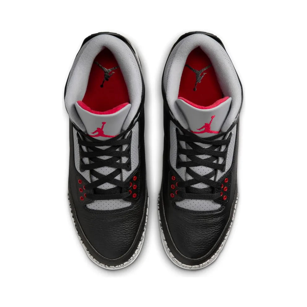 Air Jordan 3 Cleats “Black Cement” (FZ8627-001)
