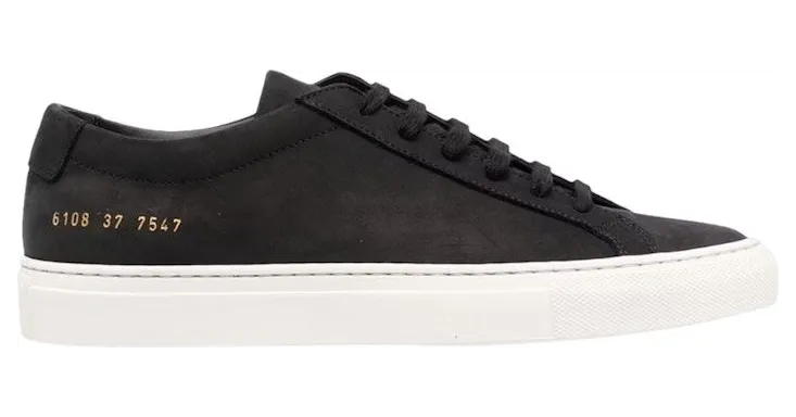 Common Project Original Achilles Low Black Nubuck (6108 XX 7547)