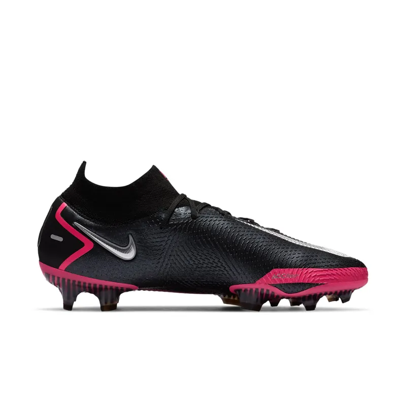 Nike Phantom GT Elite DF FG Black Pink Blast Black/Pink Blast-Metallic Silver (CW6589-006)