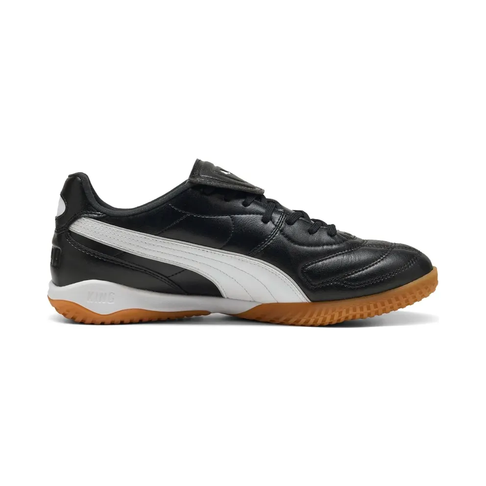 Puma King Liga IT Football Boots 01 – PUMA black/PUMA white/PUMA silver 43 Men, Black (108477)