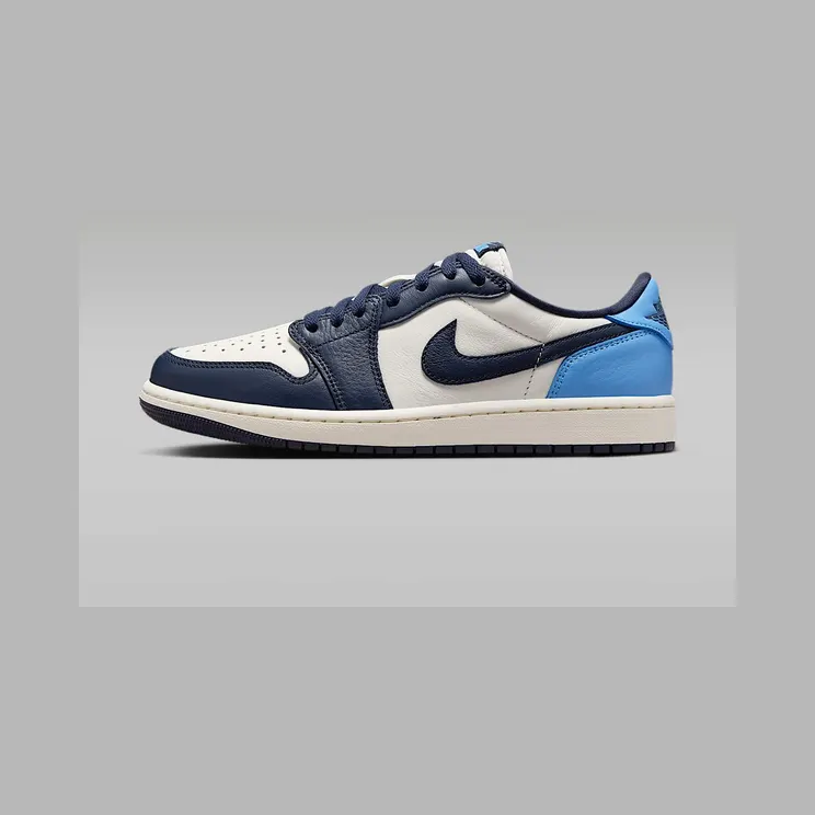 Air Jordan 1 Low “Obsidian / Sail / University Blue” (CZ0790-400)
