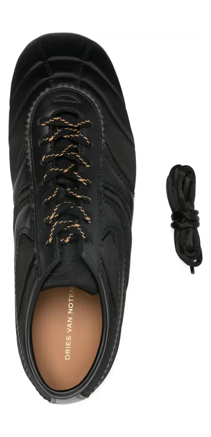 Dries Van Noten Quilted Low “Black” (0601 021751 900) (4)