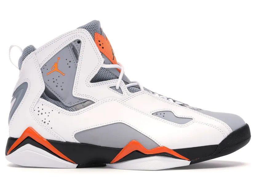 Jordan True Flight White Orange Grey