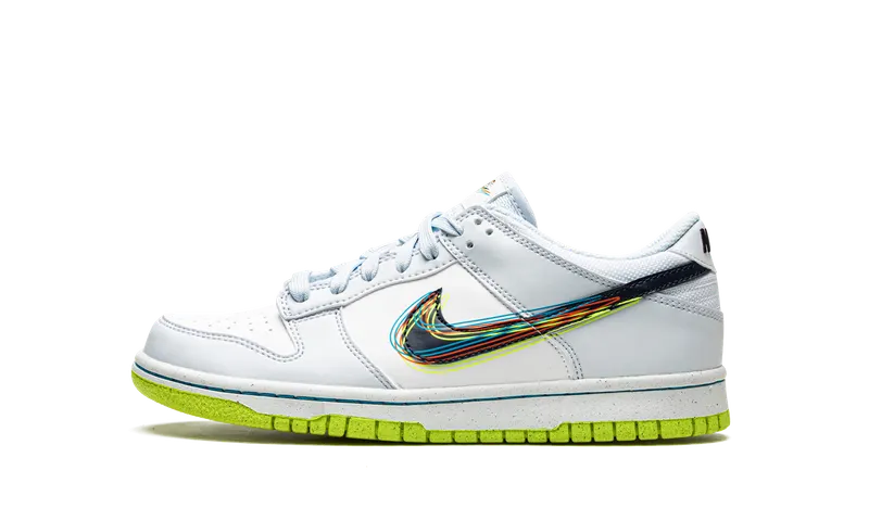 Nike Dunk Low (GS) “3D Swoosh” (DV3478-100)
